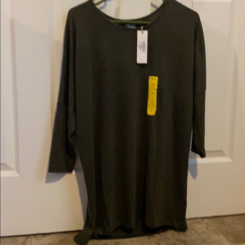 Women’s Olive colored sweater tunic